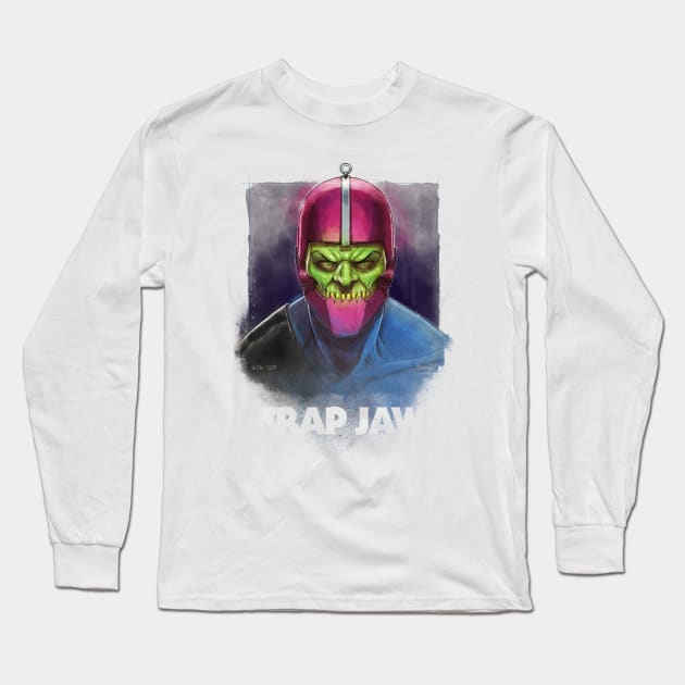 Motu Portrait-Trap Jaw Long Sleeve T-Shirt by coolercreations